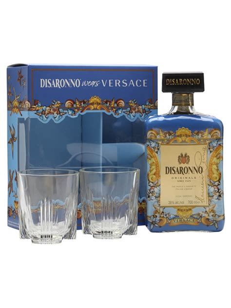 Amaretto Disaronno Versace Edition + 2 Glasses.